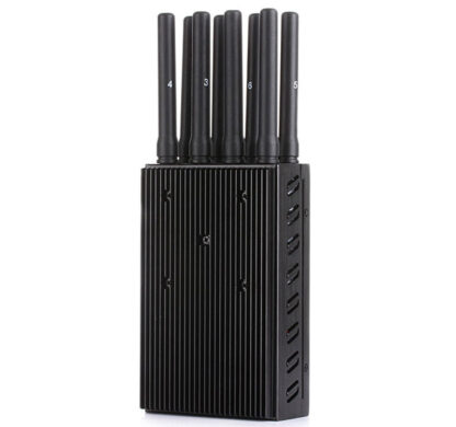 Inhibidor de señal portátil 8 antenas, bloquea WiFi, teléfono móvil, GPS y anti-rastreo - Imagen 4