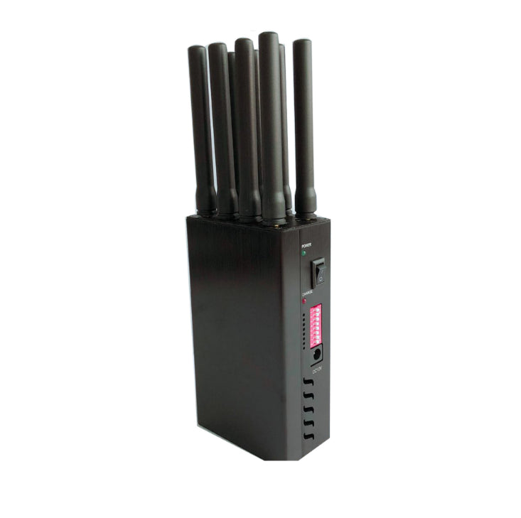 Inhibidor de señal portátil 8 antenas, bloquea WiFi, teléfono móvil, GPS y anti-rastreo - Imagen 5