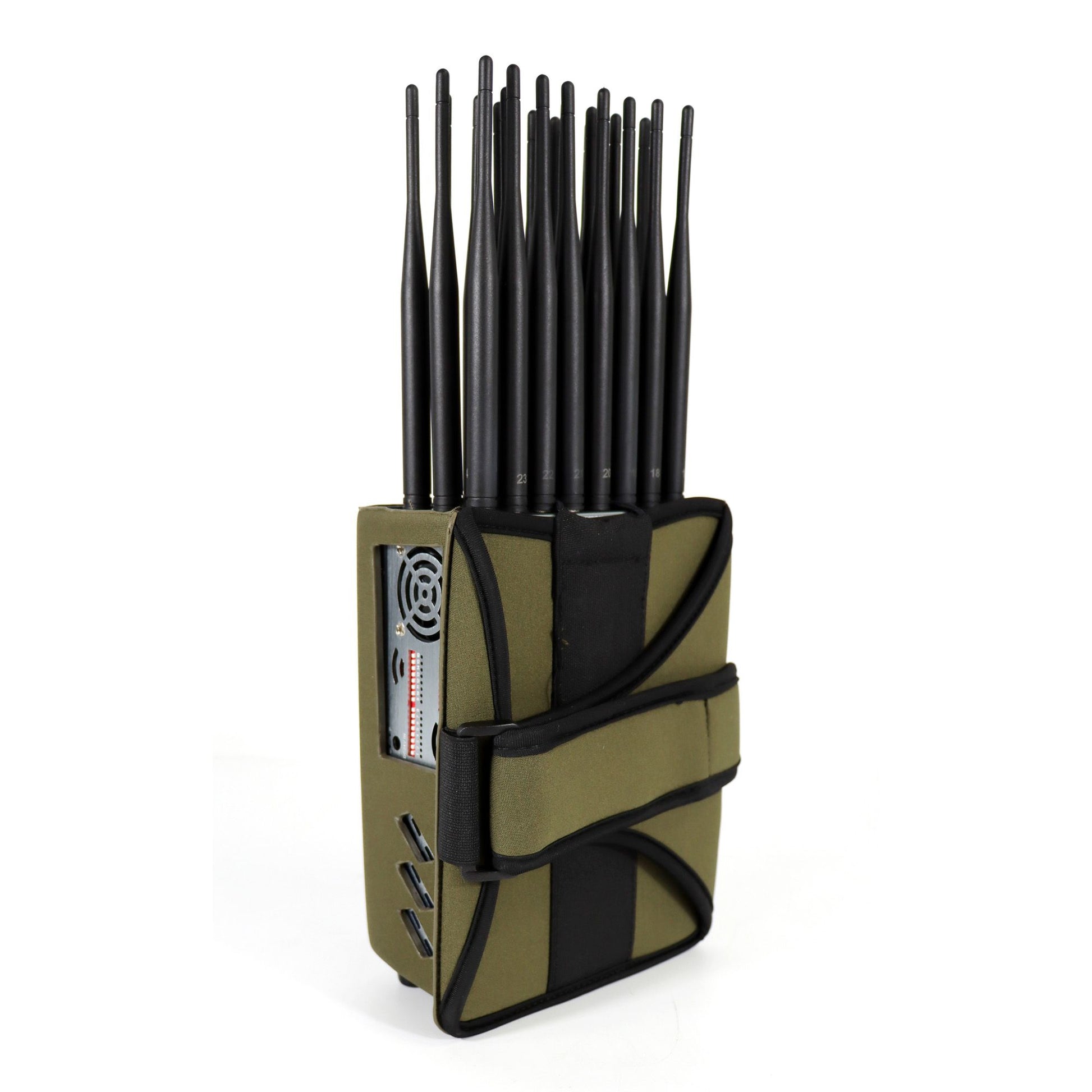 Inhibidor de señal 24 antenas, bloquea señales LoJack, 5G, 4G, 3G, 2G, GPS, Wi-Fi, RF - Imagen 5