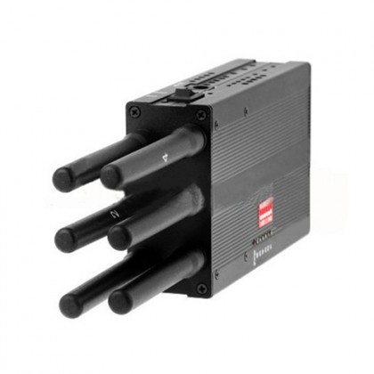 Inhibidor de Señal Portátil 6 antenas, bloquea GSM, 3G, 4G, GPS, WIFI - Imagen 2