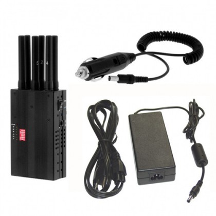 Teléfono móvil portátil Inhibidor de Bloquear GSM 3G 4G GPS WIFI Señal