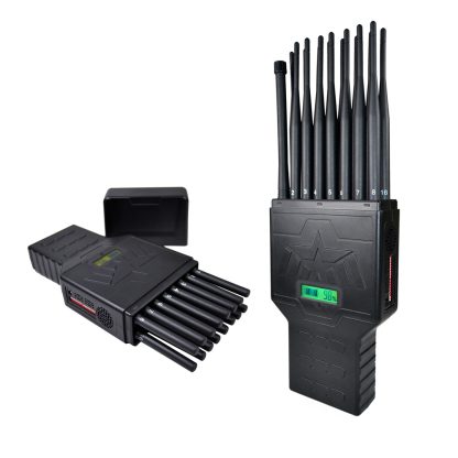 Primer inhibidor portátil de señal 5G con 16 bandas y antena oculta, 12W - Imagen 5