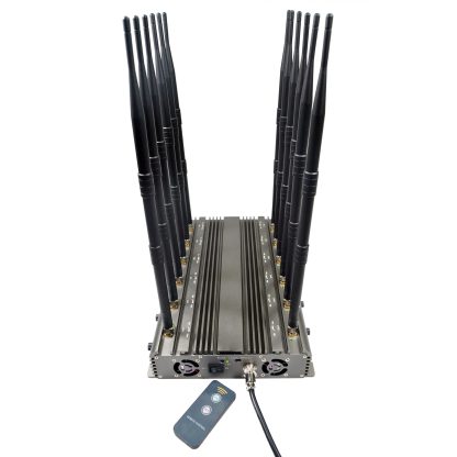 Nuevo y potente inhibidor de señales de teléfono móvil, WiFi, GPS, LOJACK, UHF, VHF con 12 antenas para uso en interiores, potencia de salida ajustable de 63W, alcance de hasta 60m - Imagen 6