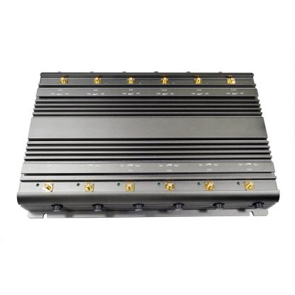 Nuevo y potente inhibidor de señales de teléfono móvil, WiFi, GPS, LOJACK, UHF, VHF con 12 antenas para uso en interiores, potencia de salida ajustable de 63W, alcance de hasta 60m - Imagen 4